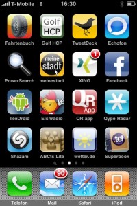 iPhone - Startbildschirm