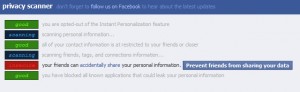 ReclaimPrivacy - Scanergebnis meines Facebook Profils