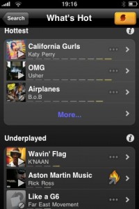 SoundHound - iPhone Version (What's Hot Funktion)
