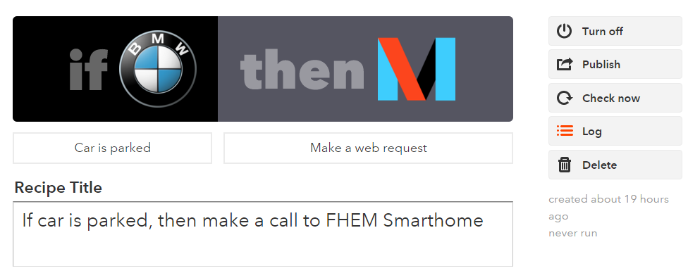 ifttt Rezept